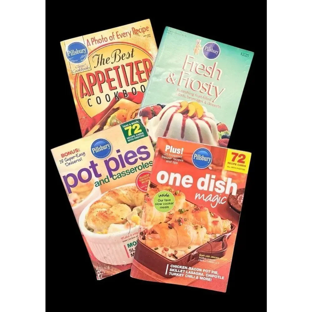 Pillsbury Vintage Cookbooks Set of 4